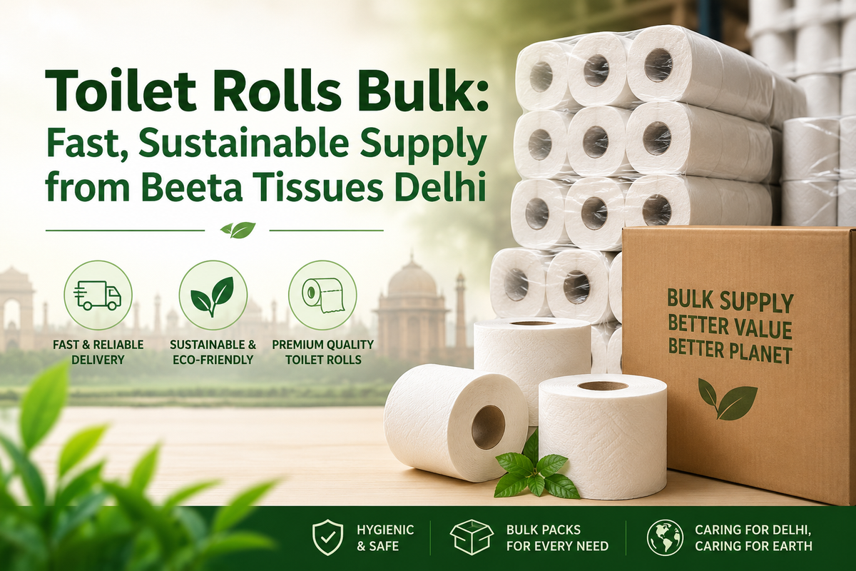 Toilet Rolls Bulk: Fast, Sustainable Supply from Beeta Tissues Delhi