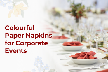 Colourful Paper Napkins for Corporate Events 