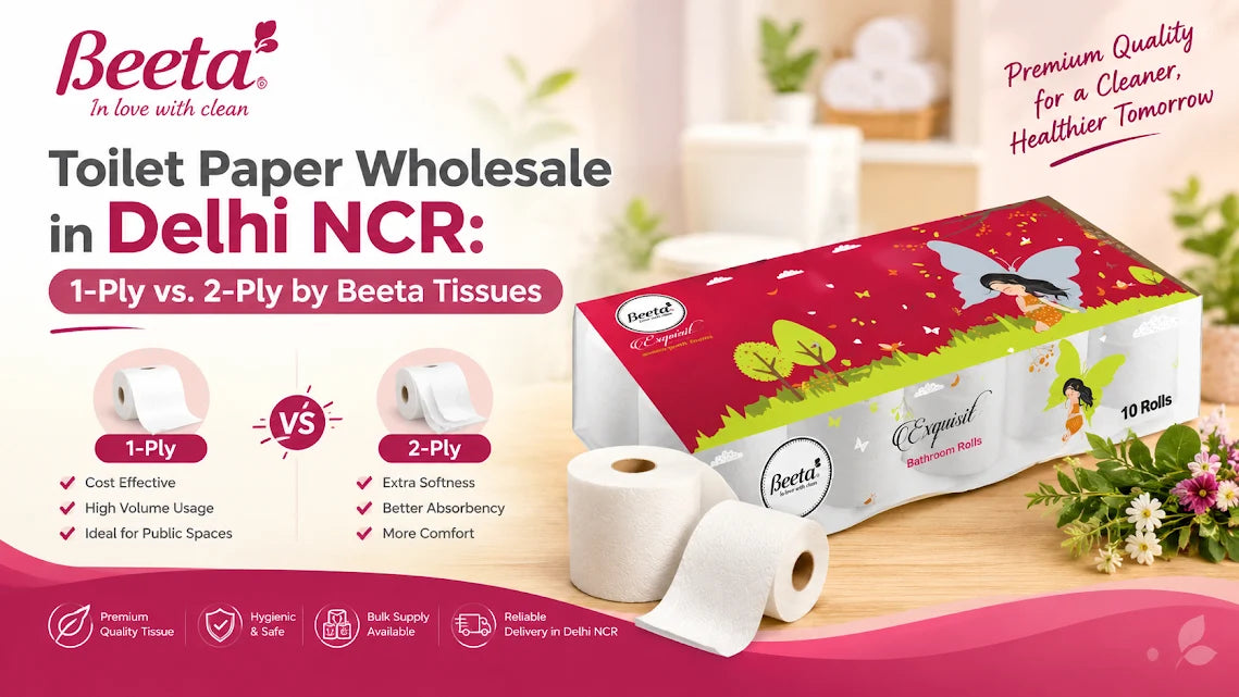 Toilet Paper Wholesale in Delhi NCR: 1-Ply vs. 2-Ply by Beeta Tissues